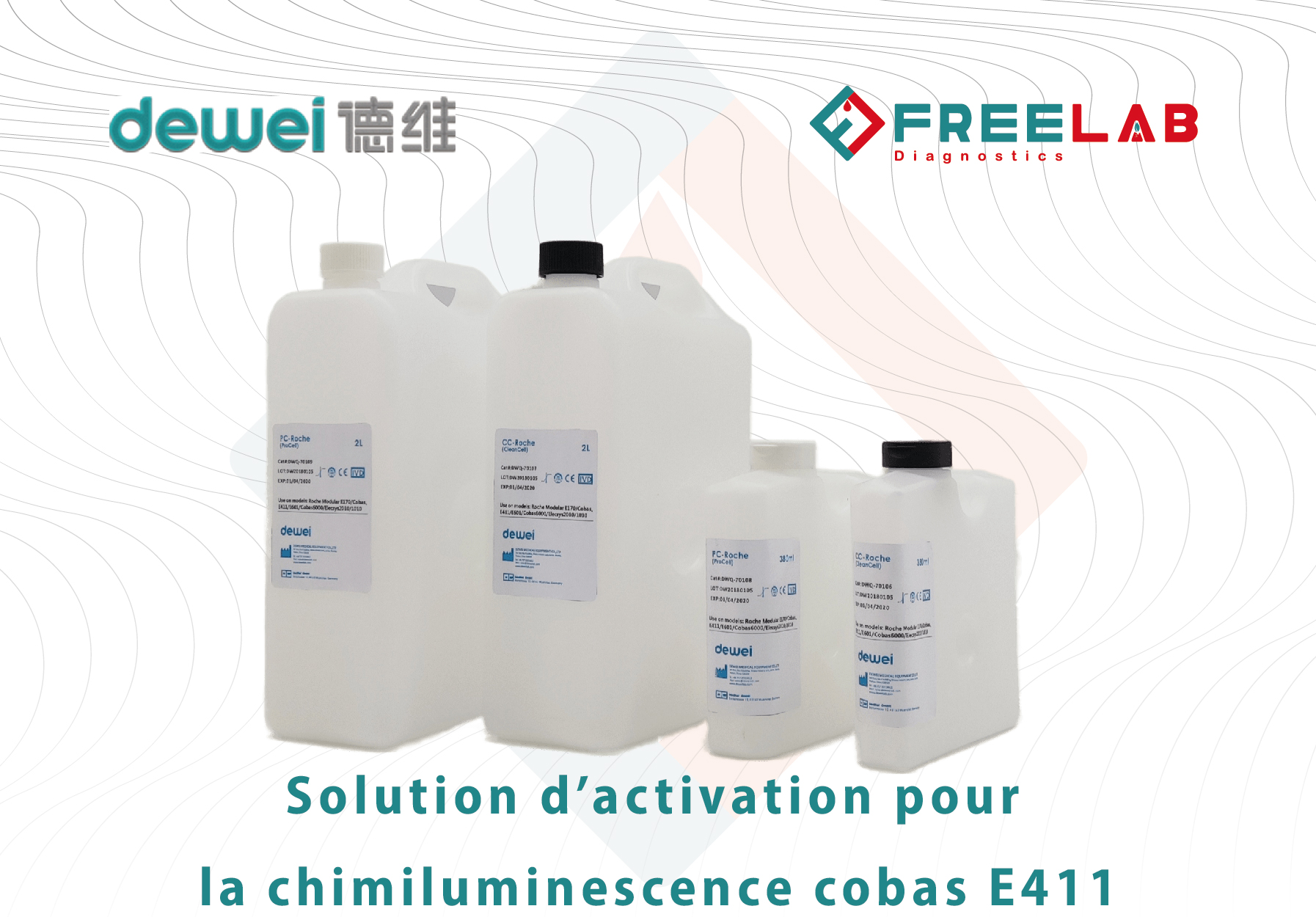 Solution d’activation pour  la chimiluminescence cobas E411