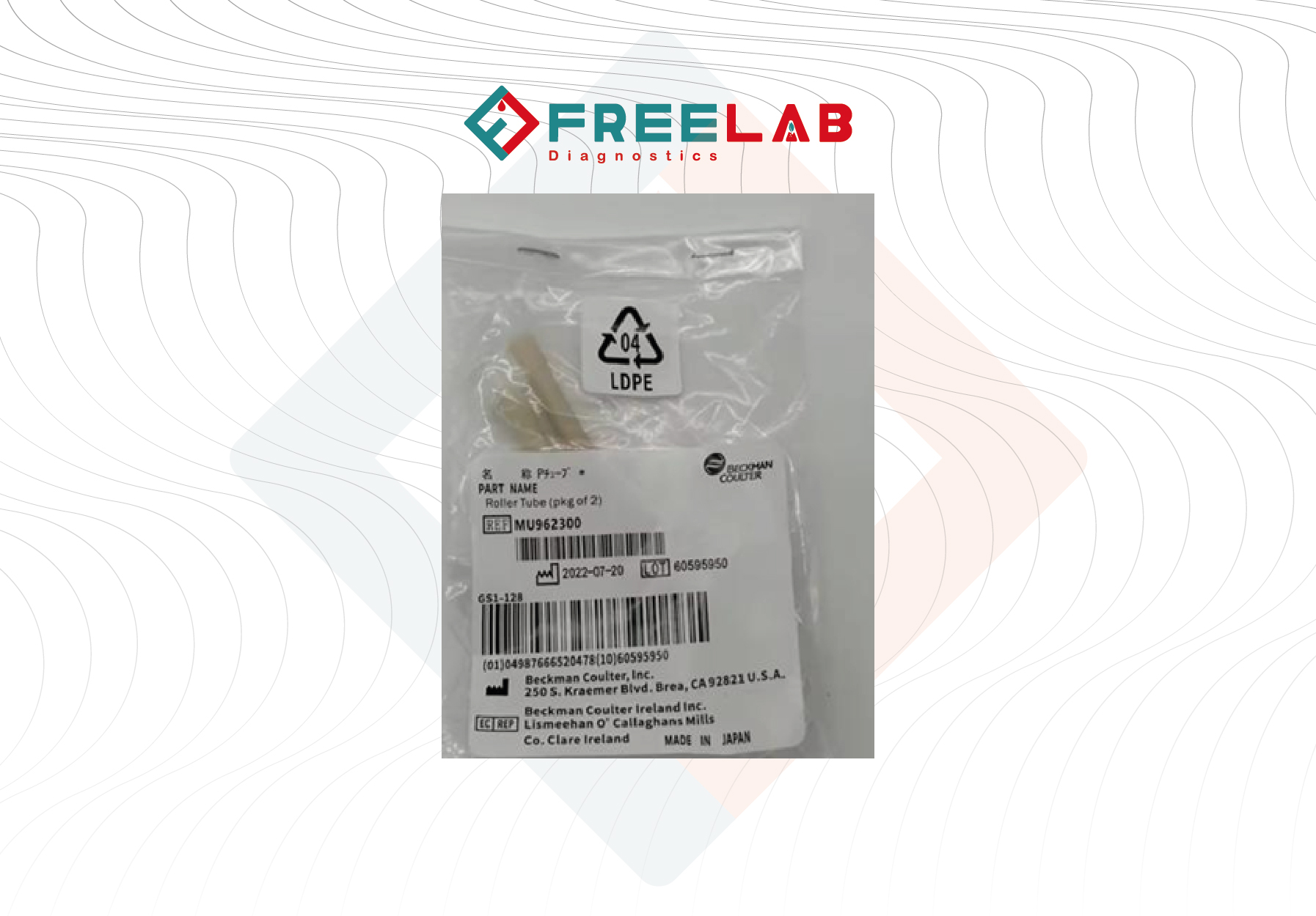 New and Original Beckman Coulter AU400e AU480 AU680 AU5800 AU400 AU600 AU640 AU2700 AU5400 Roller Tubing